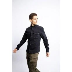 JOHN DOE Motorradhemd Motoshirt Denim - Schwarz -ONeal Verkaufsgeschäft john doe motoshirt denim black 4 1280x1280