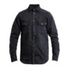 JOHN DOE Motorradhemd Motoshirt Denim - Schwarz