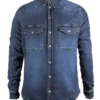 JOHN DOE Motorradhemd Motoshirt Denim - Blau