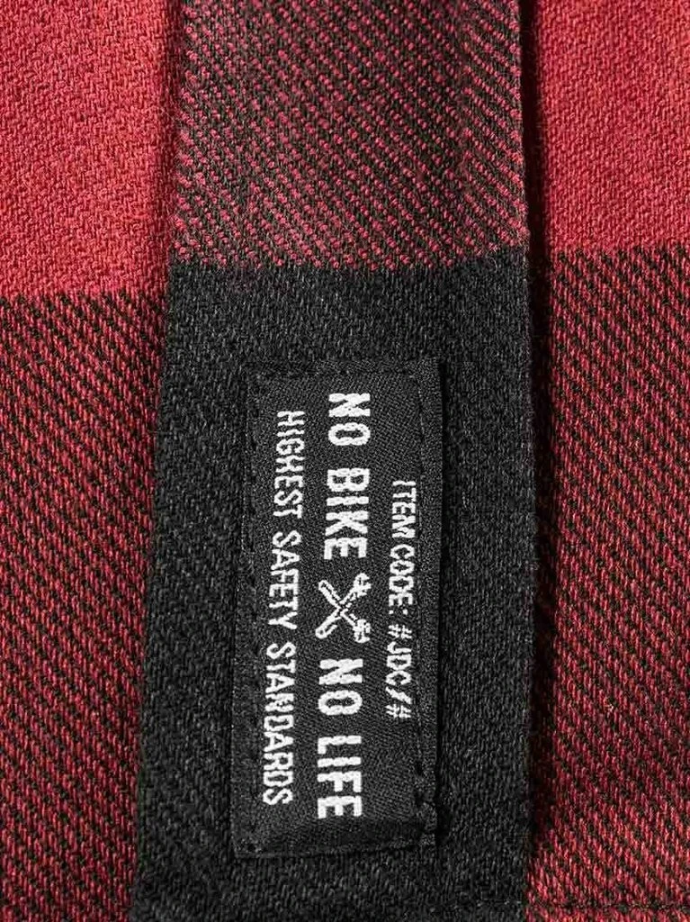 JOHN DOE Motorradhemd Motoshirt - Rot & Schwarz 5 JOHN DOE Motorradhemd Motoshirt - Rot & Schwarz – Bild 5