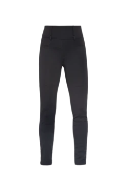 JOHN DOE Damen Leggings Jeggy Mono - Schwarz