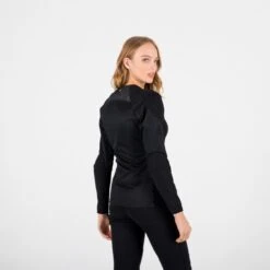 KNOX Damen Protektorenhemd Urbane Pro MK2 - Schwarz & Denim Schwarz -ONeal Verkaufsgeschäft knox armoured shirt women urbane pro mk2 black black denim 2 1280x1280