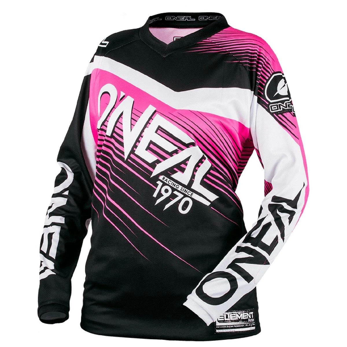 O'NEAL Damen Jersey Element Racewear, Pink 1 O'NEAL Damen Jersey Element Racewear, Pink