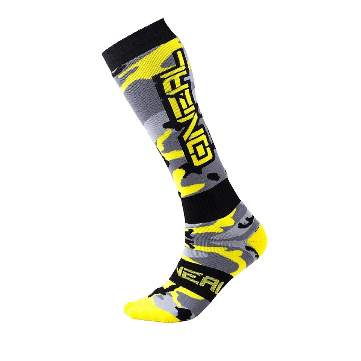 O'NEAL Unisex Socken Pro MX Hunter, Grau Gelb 1 O'NEAL Unisex Socken Pro MX Hunter, Grau Gelb