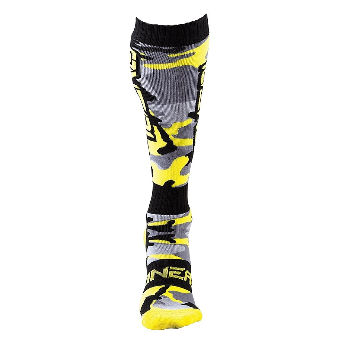 O'NEAL Unisex Socken Pro MX Hunter, Grau Gelb 2 O'NEAL Unisex Socken Pro MX Hunter, Grau Gelb – Bild 2