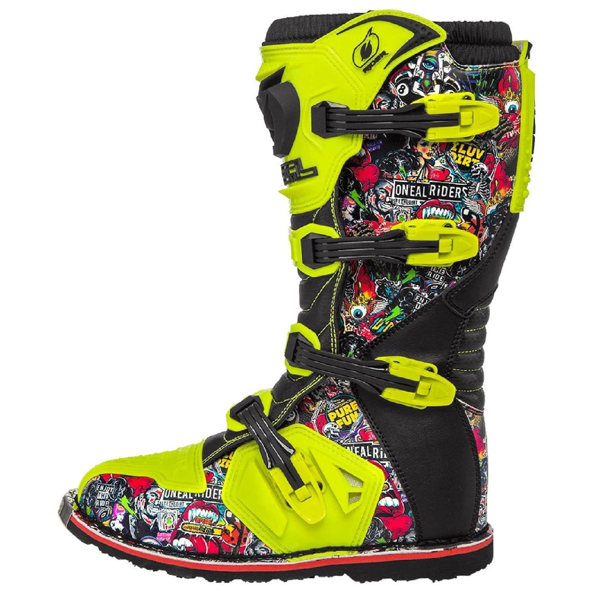 O'NEAL Unisex Motocross Stiefel Rider Boot Crank, Gelb 2 O'NEAL Unisex Motocross Stiefel Rider Boot Crank, Gelb – Bild 2