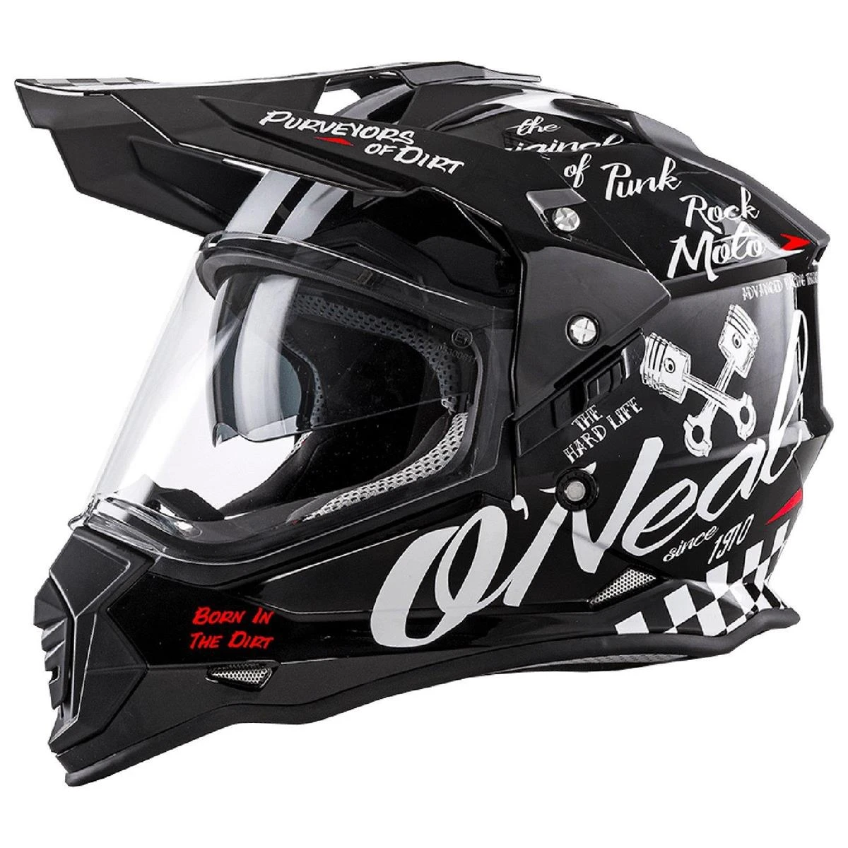 O'NEAL Enduro Helm Sierra II Torment, Schwarz 3 O'NEAL Enduro Helm Sierra II Torment, Schwarz – Bild 3