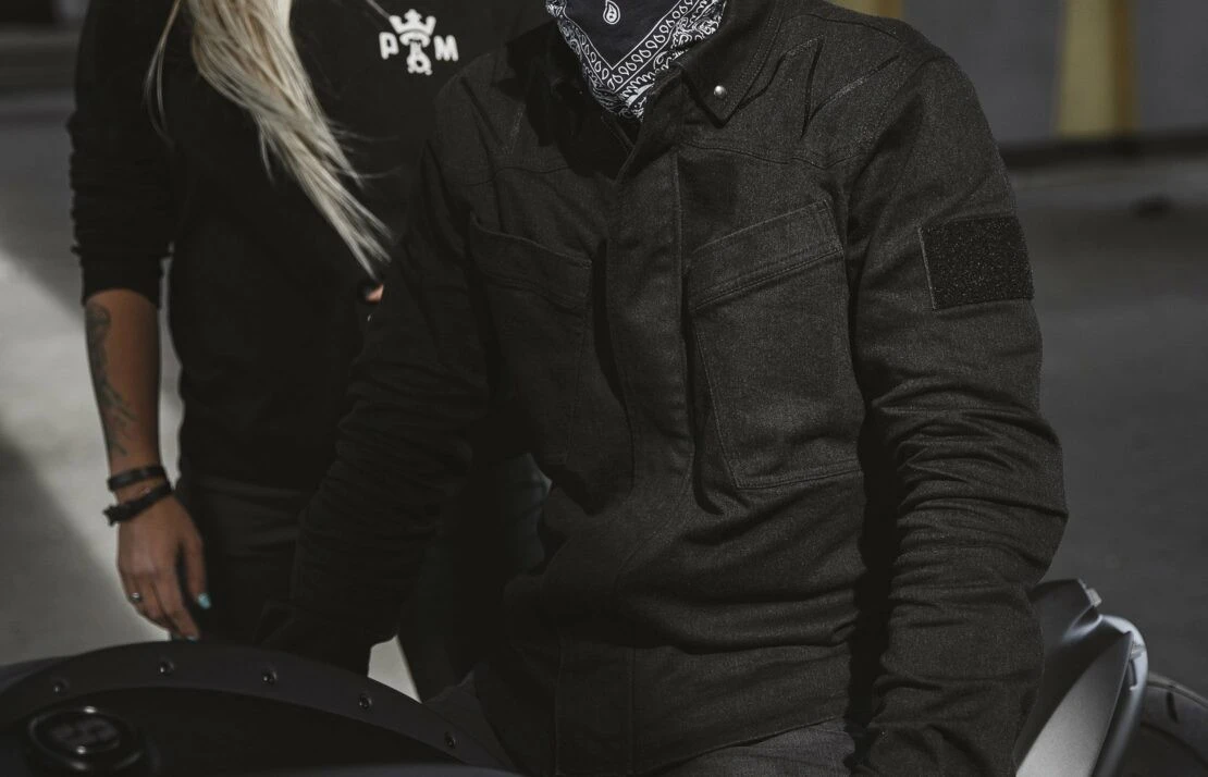 PANDO MOTO Motorradhemd Capo Cor 01 - Schwarz 6 PANDO MOTO Motorradhemd Capo Cor 01 - Schwarz – Bild 6