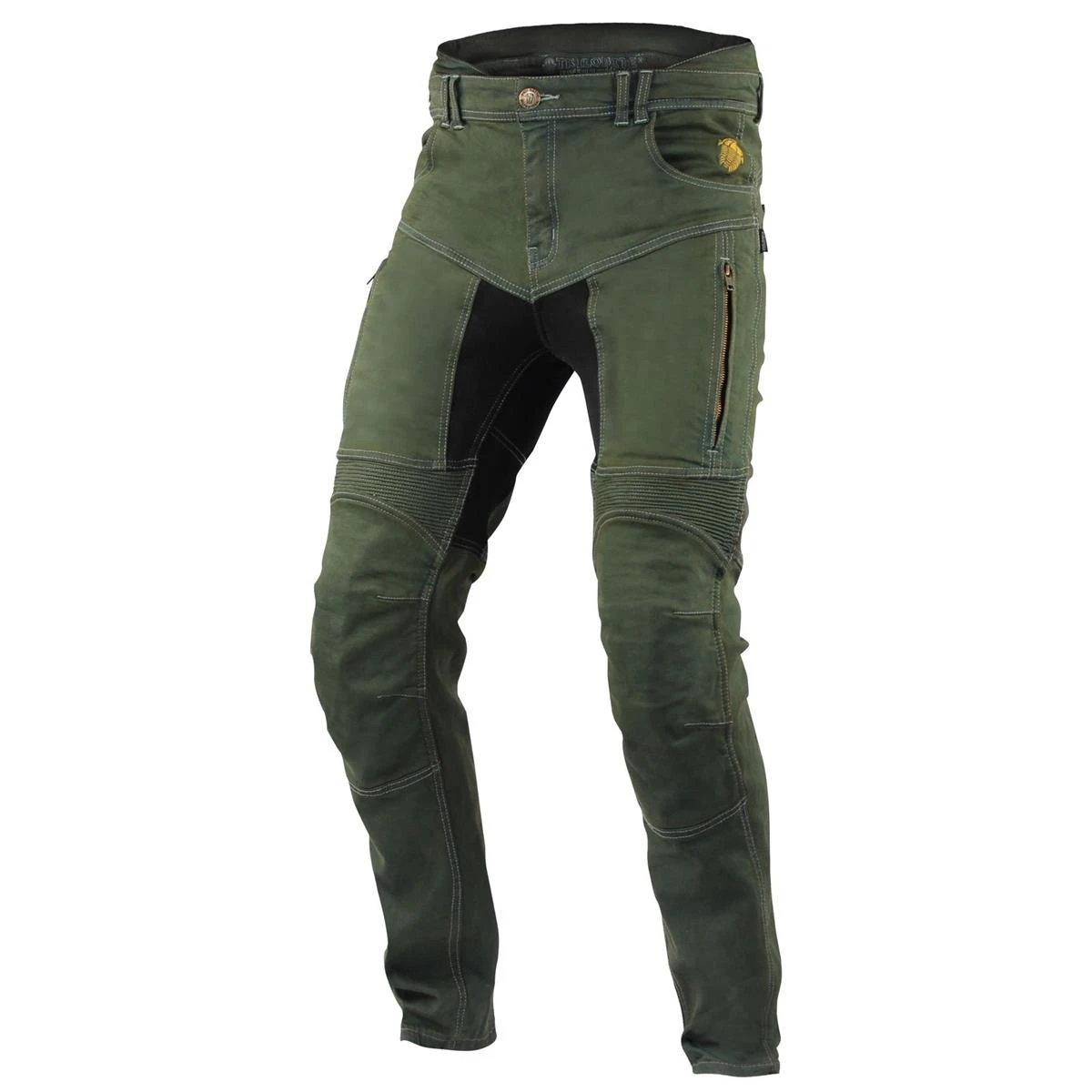 Trilobite Damen Motorradjeans Parado, Khaki, L32 1 Trilobite Damen Motorradjeans Parado, Khaki, L32