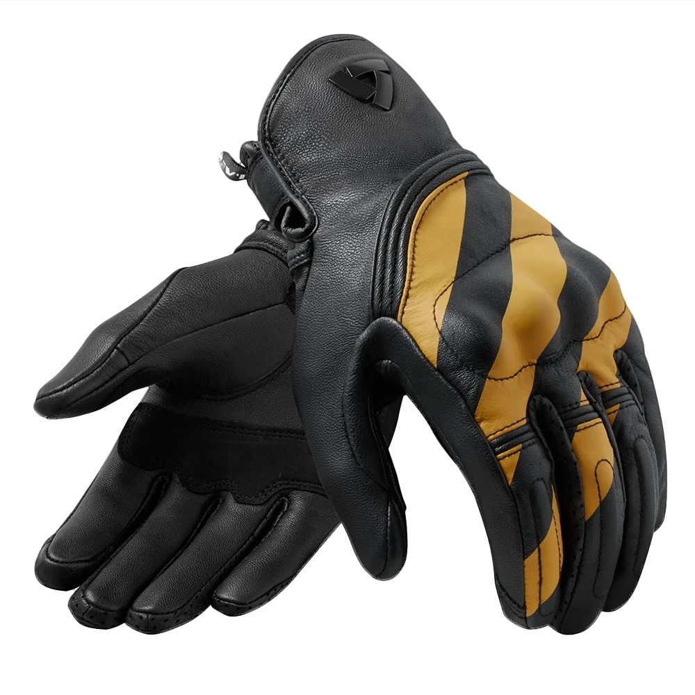 REV'IT Handschuhe Redhill - Schwarz & Ocker Gelb 1 REV'IT Handschuhe Redhill - Schwarz & Ocker Gelb