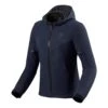 REV'IT Damenjacke Afterburn H2O - Wasserdicht, Blau
