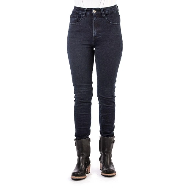 ROKKER Damen Jeans Rokkertech High Waist Slim - Dunkelblau 1 ROKKER Damen Jeans Rokkertech High Waist Slim - Dunkelblau