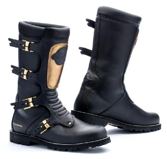 STYLMARTIN Motorradstiefel Continental Gold Ltd - Schwarz & Gold 2 STYLMARTIN Motorradstiefel Continental Gold Ltd - Schwarz & Gold – Bild 2