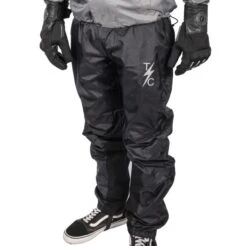 THRASHIN SUPPLY Regenhose Mission - Schwarz & Grau